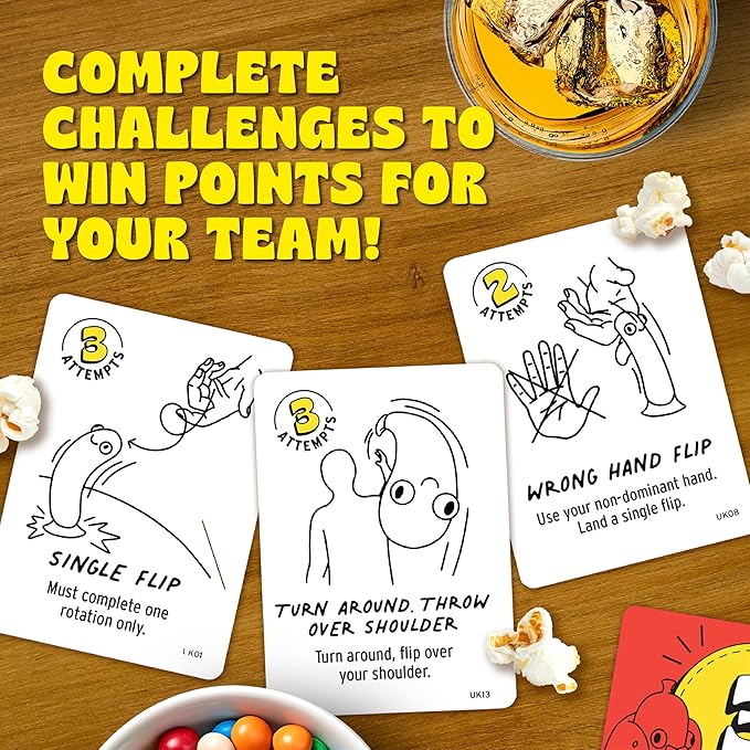 Big Potato Chicken vs Hotdog: The Ultimate Challenge Party Game for Flipping-Fun Families, Board Game for Game Nights
