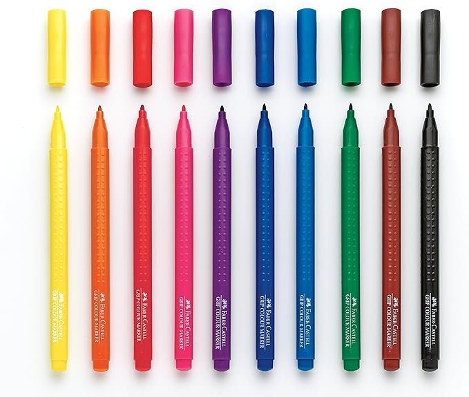 Faber-Castell Color by Number Woodland Forest Friends - Color and Display 1 Color by Number Board, 14 Piece Set
