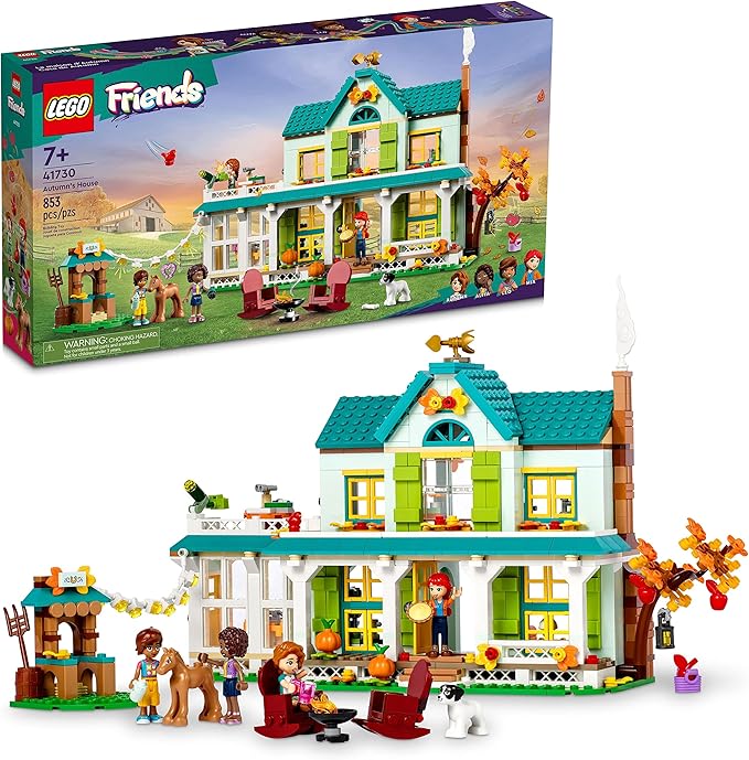 LEGO Friends Autumn's House 41730, Dolls House Playset with Accessories, Toy Horse & Mia Mini-Doll, Toys for Girls and Boys 7 Plus Years Old, Birthday Gift Idea