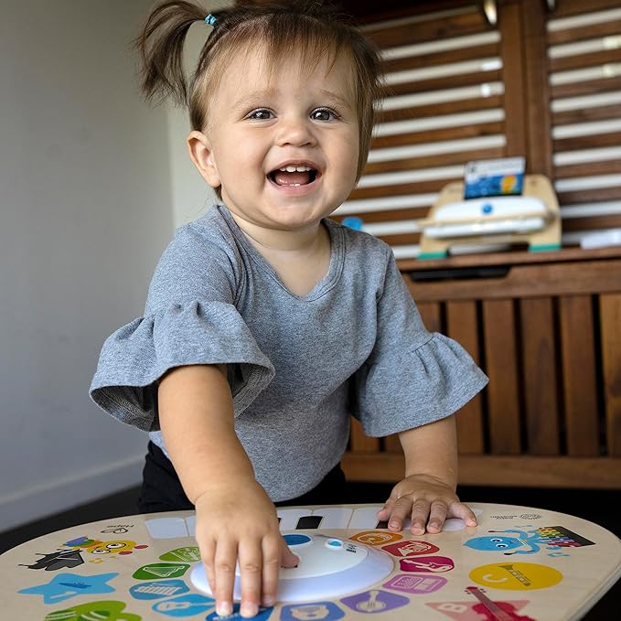 Baby Einstein Clever Composer Tune Table Magic Touch Electronic Wooden Activity Toddler Toy, Ages 12 Months +