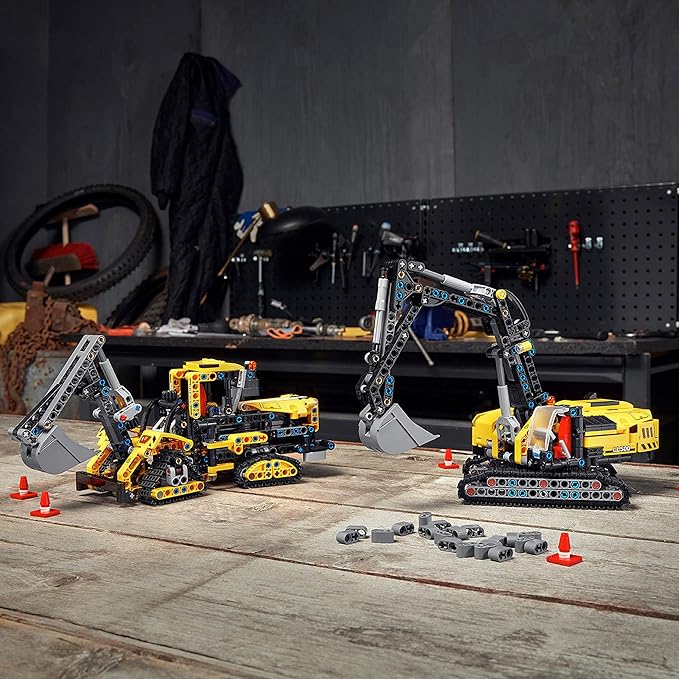 LEGO® Technic Heavy-Duty Excavator 42121 Toy Building Kit; A Cool Birthday;Construction Toys