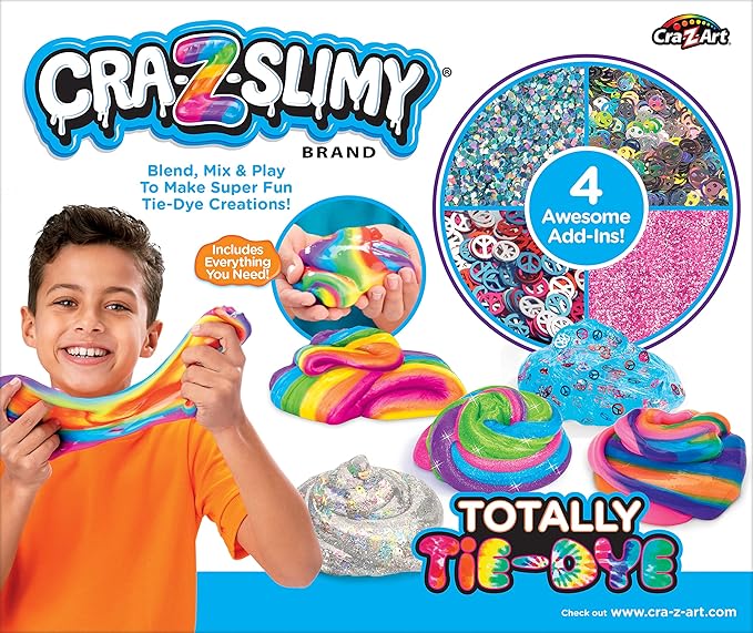 Cra-Z-Slimy Totally Tie Dye Premade Slime Kit