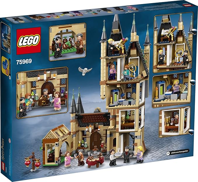 LEGO Harry Potter Hogwarts Astronomy Tower 75969 Building Toy Set for Kids, Boys, and Girls Ages 9+ (971 Pieces)