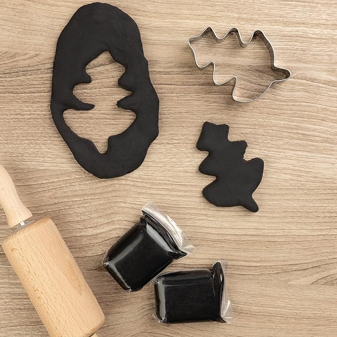 Artsity Black Air Dry Foam Clay 8oz - Super Soft Modeling Clay for Kids Age 3-12, Ultra Light, Safe & Non-Toxic Molding Clay for Sculpting, Perfect for Arts & Crafts, Gift for Boys and Girls