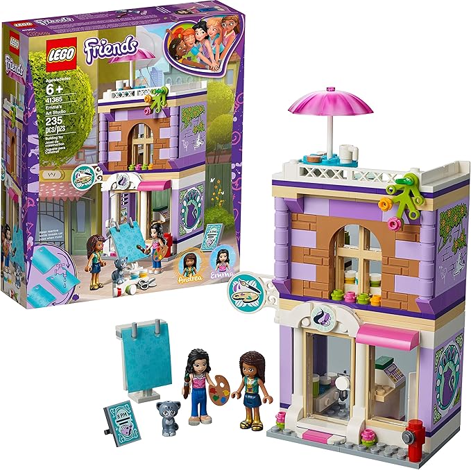 LEGO Friends Emma’s Art Studio 41365 Building Kit (235 Pieces)