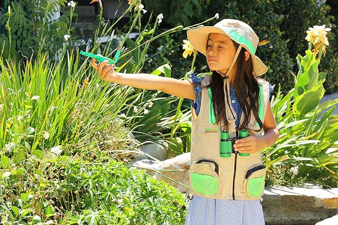 Kids Cargo Vest for Boys and Girls with Reflective Safety Straps