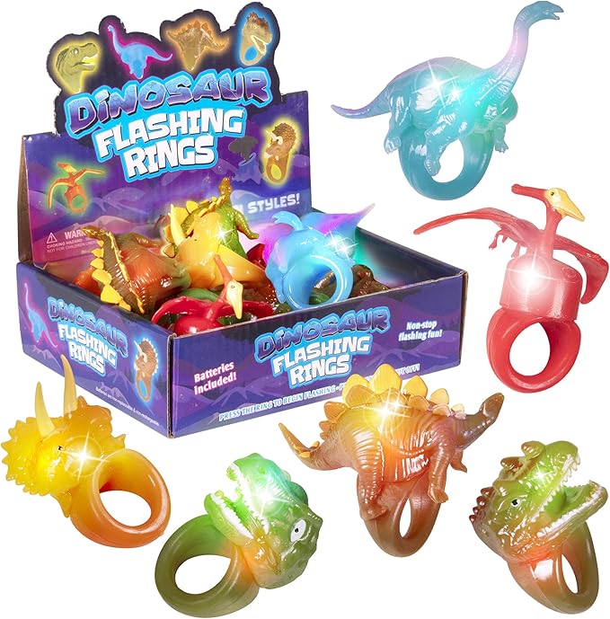 LED Light Up Rings, Glow in the Dark Rings, Bumpy Toy Decorations, Party Favors, Glow Party Favor, Toys for Kids Prizes, Led Ring, Glow Ring, Led Party Favors, Toy Rings, Halloween Light Up Rings Bulk