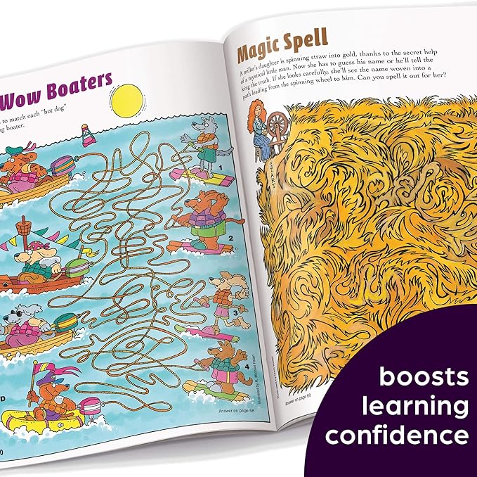 Highlights Amazing Mazes Expert Maze Books for Kids Ages 6 and Up, 144 Pages, 2-Pack of Activity Books for Kids, Screen Free Fun and Challenging Mazes for Kids