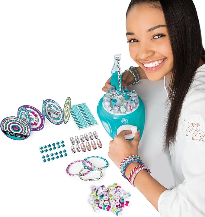 Cool Maker - KumiJewels Fashion Pack, Makes Up to 12 Bracelets with The KumiKreator, for Ages 8 and Up
