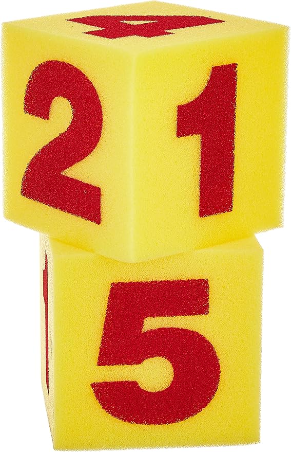 Learning Resources Giant Soft Cubes - Numerals