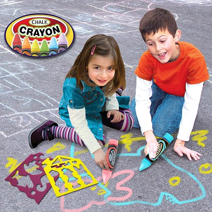 Lanard Jumbo Sidewalk Chalk Set