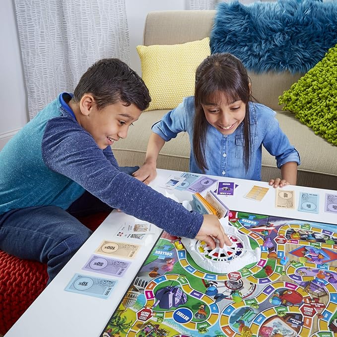 Hasbro Gaming The Game of Life Game, Family Board Game for 2-4 Players, Indoor Game for Kids Ages 8 and Up, Pegs Come in 6 Colors