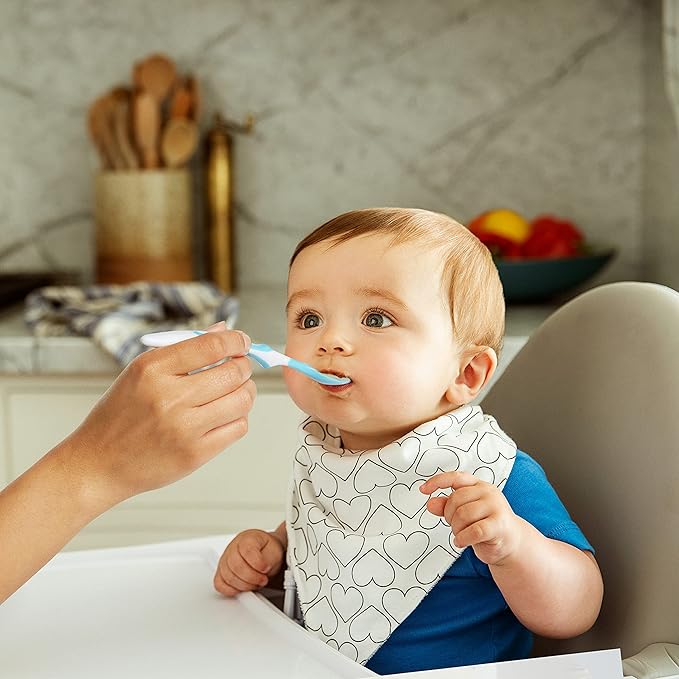 Munchkin® Soft Tip™ Infant Spoons, 12 Count (Pack of 1) & Fresh Food Feeder, 2 Count (Pack of 1), Blue/Mint
