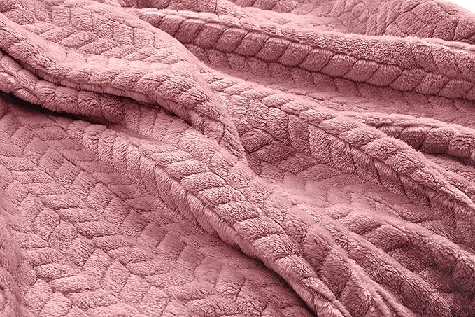 EverSnug Travel Blanket & Pillow 68x42 - Premium Ultra-Soft Microfleece 2 in 1 Compact & Packable Flight Blanket with Soft Bag Pillowcase, Hand Luggage Sleeve and Backpack Clip (Light Pink)