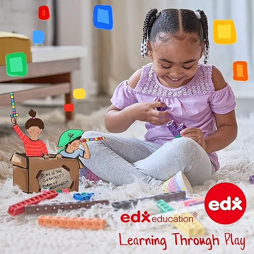 edxeducation My Gears Machine Set - 181 Pieces - 8+ Activities - Gears Toys for Kids - Build Rotating, Moving Models - Building Toys for Kids Ages 4-8