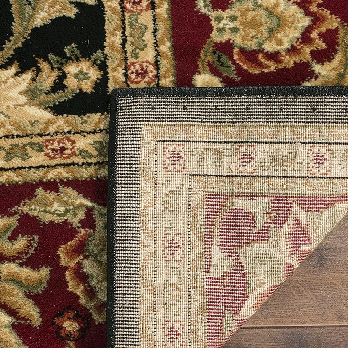 SAFAVIEH Lyndhurst Collection Runner Rug - 2'3" x 14', Black & Red, Traditional Oriental Design, Non-Shedding & Easy Care, Ideal for High Traffic Areas in Living Room, Bedroom (LNH212G)