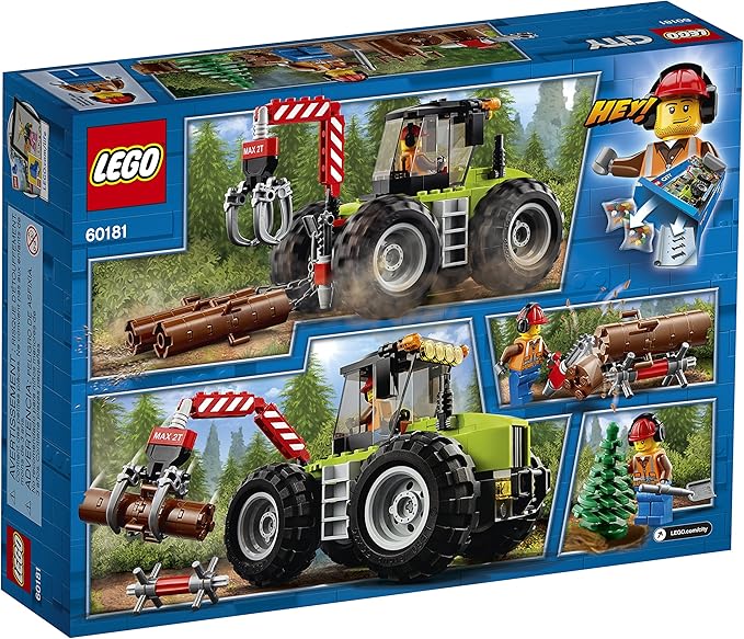 LEGO City Forest Tractor 60181 Building Kit (174 Pieces)