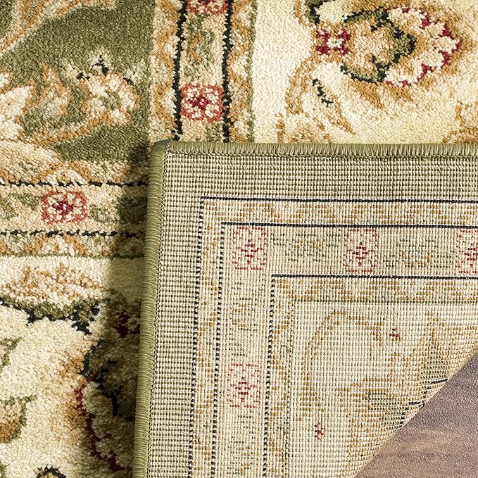 SAFAVIEH Lyndhurst Collection Runner Rug - 2'3" x 18', Sage & Ivory, Traditional Oriental Design, Non-Shedding & Easy Care, Ideal for High Traffic Areas in Living Room, Bedroom (LNH212C)