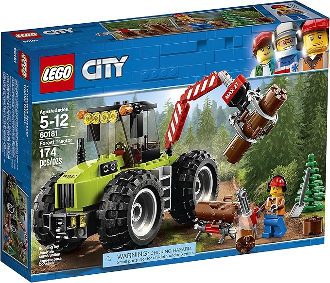 LEGO City Forest Tractor 60181 Building Kit (174 Pieces)