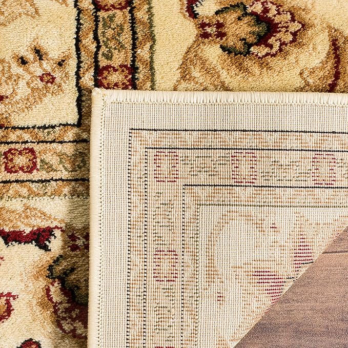 SAFAVIEH Lyndhurst Collection Runner Rug - 2'3" x 8', Ivory & Ivory, Traditional Oriental Design, Non-Shedding & Easy Care, Ideal for High Traffic Areas in Living Room, Bedroom (LNH212L)