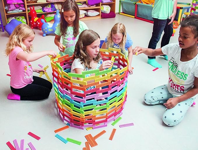 Tegu 340 Piece Perfect Blocks Building Set, Multicolor (Amazon Exclusive)