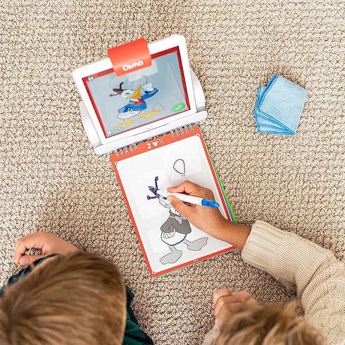 Osmo - Super Studio Disney Mickey Mouse & Friends - Ages 5-11 - Learn to Draw - For iPad or Fire Tablet Educational Learning Games - STEM Toy Gifts, Boy & Girl-Ages 5 6 7 8 9 10 11(Osmo Base Required)