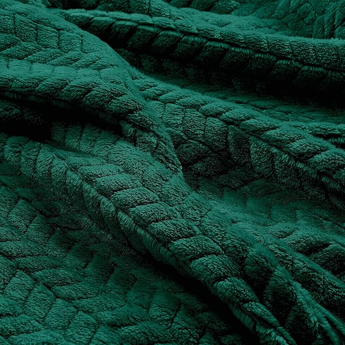 EverSnug Travel Blanket & Pillow 68x42 - Premium Ultra-Soft Microfleece 2 in 1 Compact & Packable Flight Blanket with Soft Bag Pillowcase, Hand Luggage Sleeve and Backpack Clip (Forest Green)